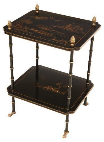 ITALIAN CHINOISERIE TWO TIER SIDE