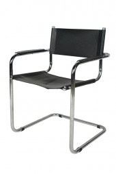 ITALIAN CHROME & LEATHER MODER