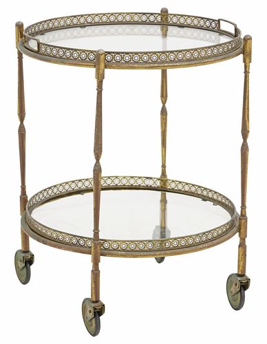 ITALIAN CIRCULAR GILT METAL