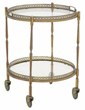 ITALIAN CIRCULAR GILT METAL TW