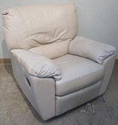 ITALIAN CREAM LEATHER UPHOLSTE