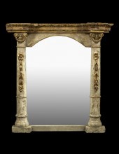 Italian Cream-Painted and Gilt