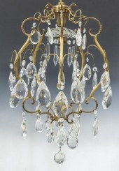 ITALIAN CRYSTAL & GILT METAL 1