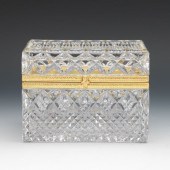 ITALIAN CRYSTAL GLASS AND GILT