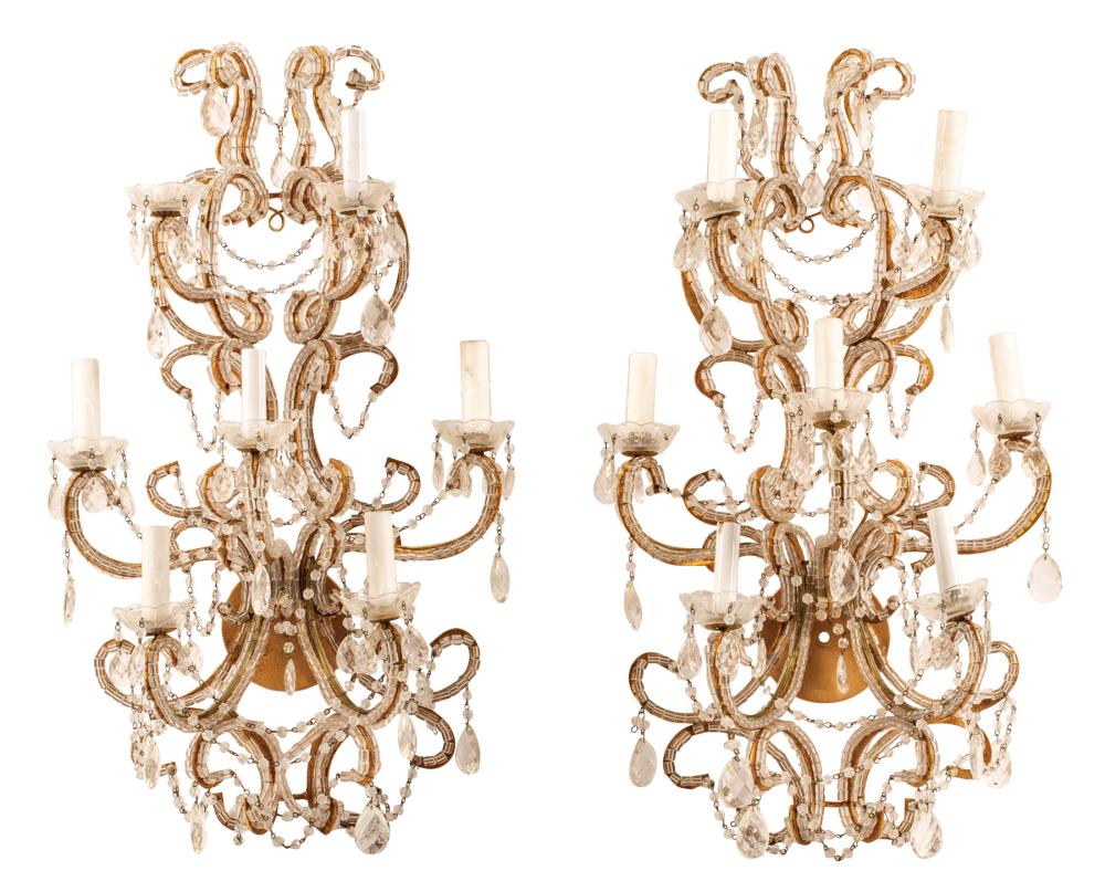 ITALIAN CUT CRYSTAL AND IRON