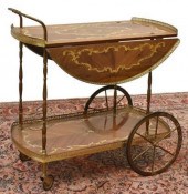 ITALIAN DROP-LEAF MARQUETRY SE