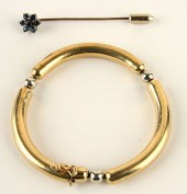 ITALIAN EIGHTEEN KARAT GOLD BR