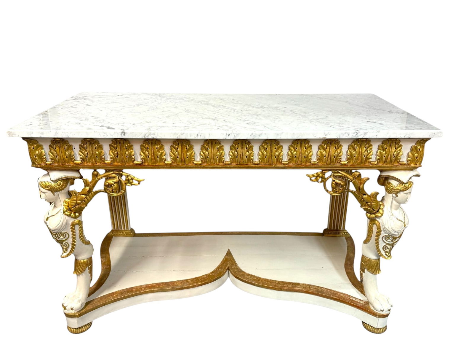 ITALIAN EMPIRE PAINTED AND PARCEL