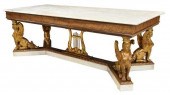 ITALIAN EMPIRE STYLE MARBLE-TO