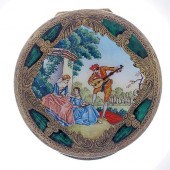 ITALIAN ENAMEL COMPACTA brass
