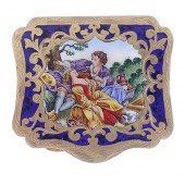 ITALIAN ENAMEL COMPACTA brass
