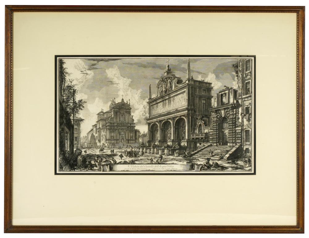 ITALIAN ENGRAVING OF A ROMAN