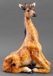 ITALIAN FAENZA ANIMALIER GIRAF