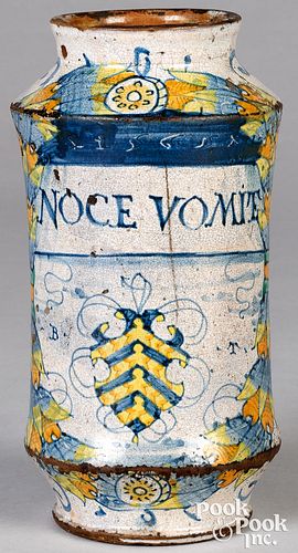 ITALIAN FAIENCE ALBARELLO, DATED
