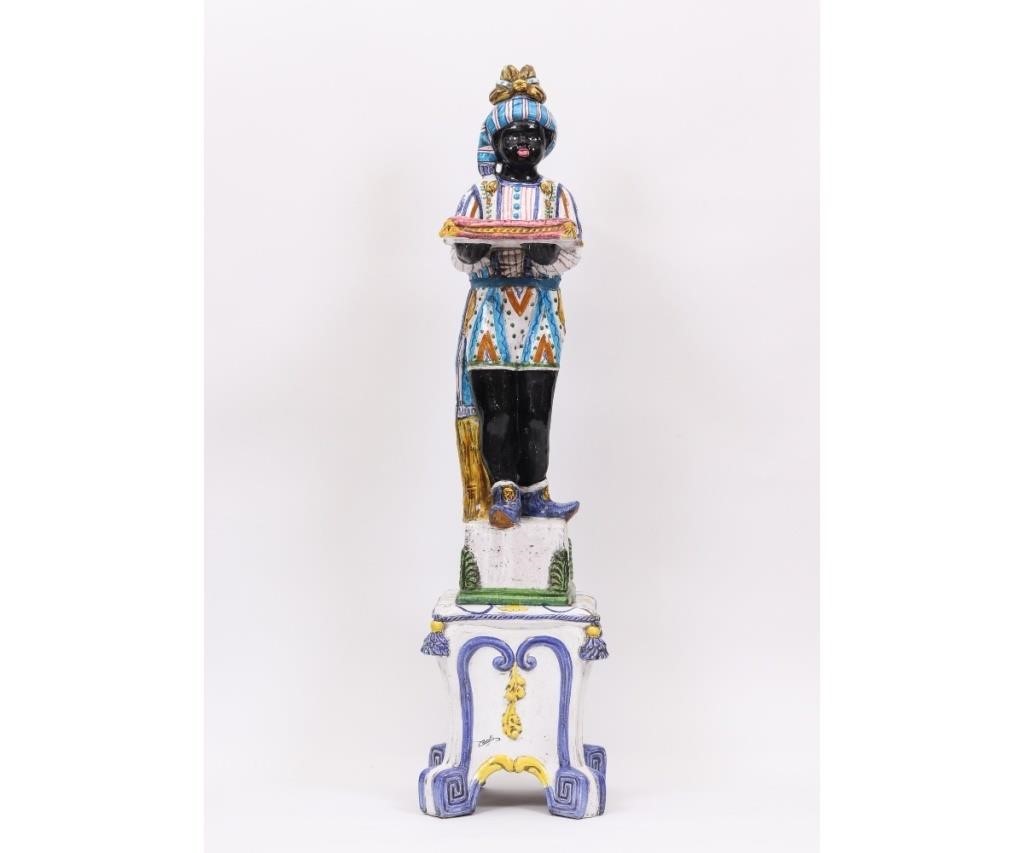 Italian faience Blackamoor