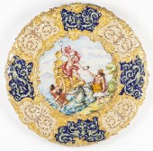 Italian Faience Charger19th ce
