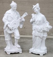 ITALIAN FAIENCE Pair of large
