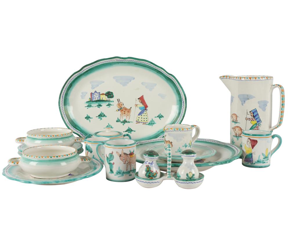 ITALIAN FAIENCE SERVICEsome