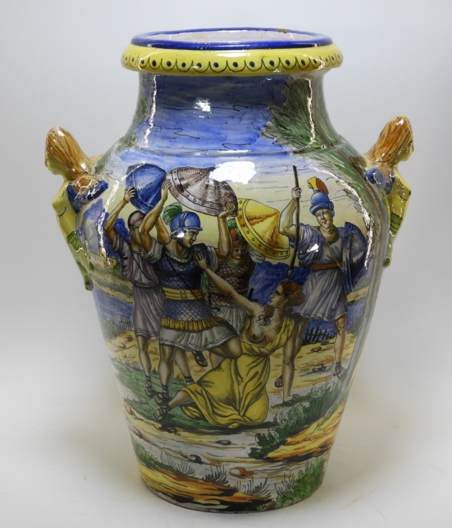 ITALIAN FAIENCE TIN GLAZE POTTERY