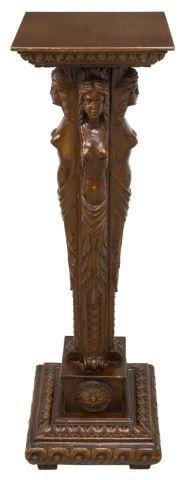 ITALIAN FIGURAL PEDESTAL PLANT