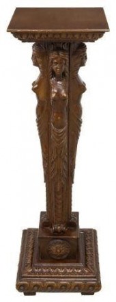 ITALIAN FIGURAL PEDESTAL PLANT