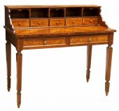 ITALIAN FIGURED WOOD WRITING D