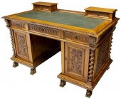 ITALIAN FINELY CARVED LEATHER