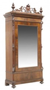 ITALIAN FLAME MAHOGANY MIRRORE