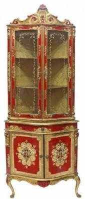ITALIAN FLORENTINE PARCEL GILT