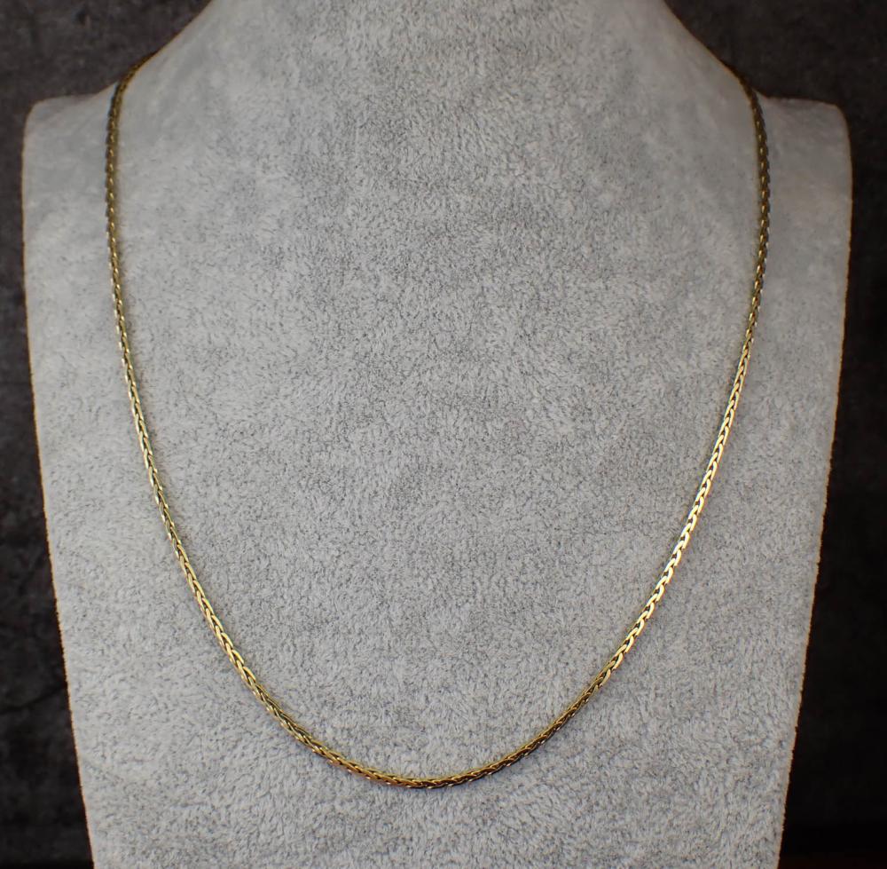 ITALIAN FOURTEEN KARAT GOLD WHEAT