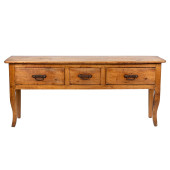 ITALIAN FRUITWOOD CONSOLE TABL