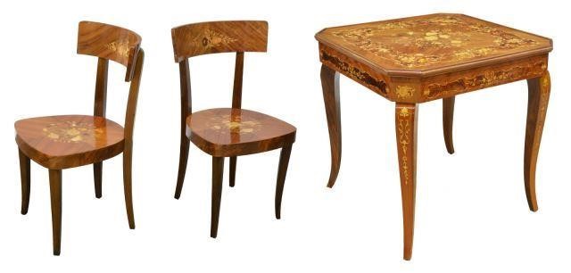 ITALIAN GAMES TABLE, CHESS,