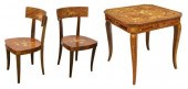 ITALIAN GAMES TABLE, CHESS, RO