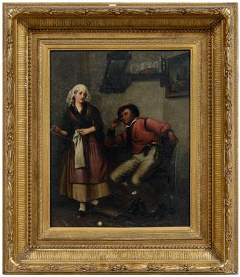 Italian genre painting, woman