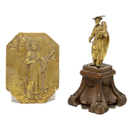 Italian Gilt-Bronze Figure of
