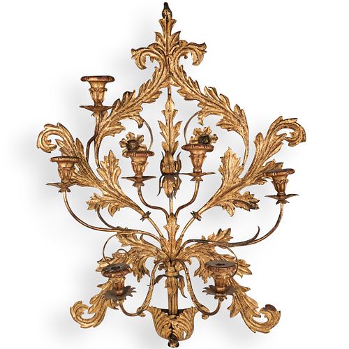 ITALIAN GILT CANDLE HOLDING
