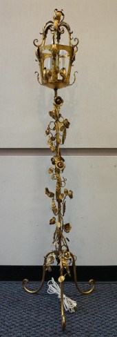 ITALIAN GILT DECORATED LANTERN
