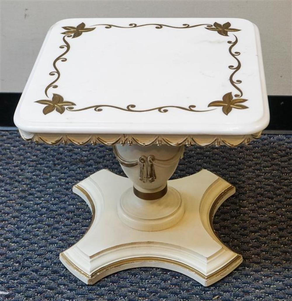 ITALIAN GILT DECORATED MARBLE