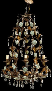 ITALIAN GILT IRON &AMP; CRYSTA