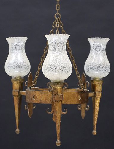 ITALIAN GILT IRON &AMP; GLASS
