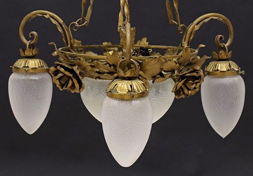 ITALIAN GILT IRON ROSES &AMP;