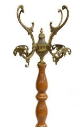 ITALIAN GILT METAL HALL TREE C