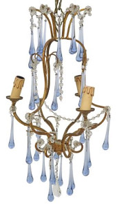 ITALIAN GILT METAL MOLDED GLAS