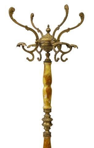 ITALIAN GILT METAL & ONYX FINISH