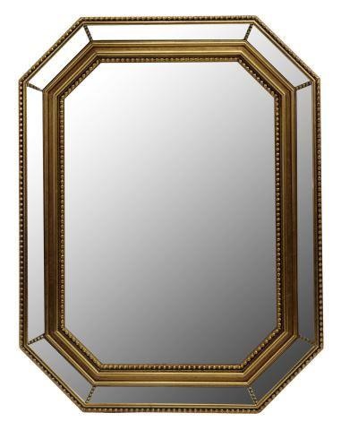ITALIAN GILT OCTAGONAL BEVELED WALL