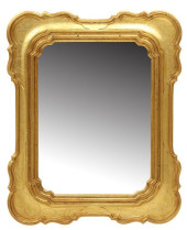 ITALIAN GILT PAINTED BEVELED W