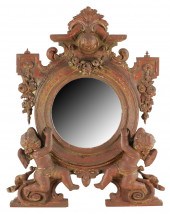 ITALIAN GILT & PAINTED WALL MI