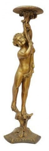 ITALIAN GILT STANDING CUPID PE
