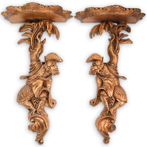 ITALIAN GILT WOOD MONKEY