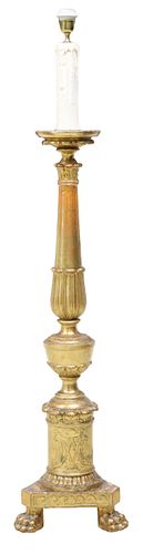 ITALIAN GILTWOOD ALTAR PRICKET